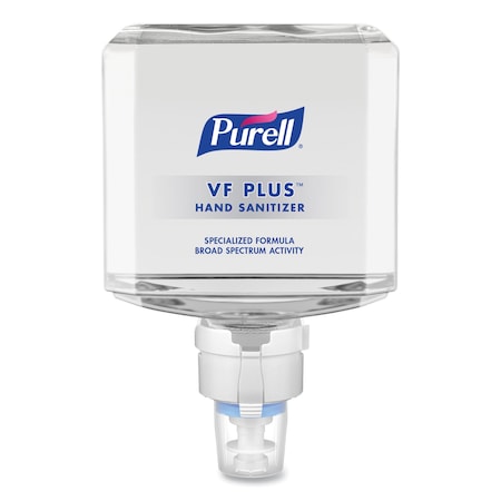 Purell VF PLUS Hand Sanitizer Gel, 1,200 mL Refill Bottle, Fragrance-Free, For ES8 Dispensers, PK2 7099-02